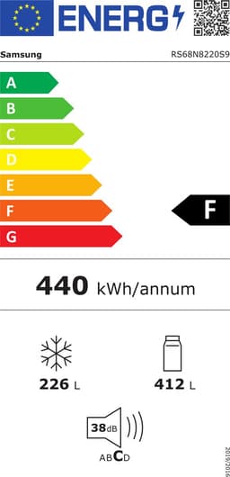 Samsung RS68N8220S9/EF, RSS,664.0,220~240V 50HZ — thumbnail 2