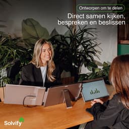 Portable Monitor 2x 14 inch Full HD - Tri Screen Laptop Scherm Uitbreider - Extra Scherm Laptop - Draagbare Monitor - Plug & Play - Solvify — thumbnail 4