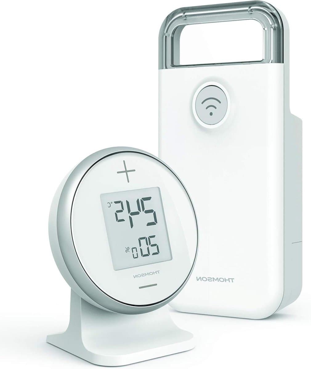 Slimme Thermostaat - Woonkamer Bediening - Energie Besparen - Afstandsbediening Via App - 12 x 55 cm - Wit — afbeelding 1