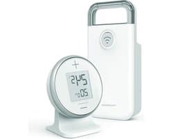 Slimme Thermostaat - Woonkamer Bediening - Energie Besparen - Afstandsbediening Via App - 12 x 55 cm - Wit