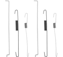 Gasklepveer Set - 2x Terugstelveer - 2x Veer voor Snelheidsregeling - Voor GX140/GX160 - Metaal - Slijtvast - Motoronderdeel — thumbnail 5