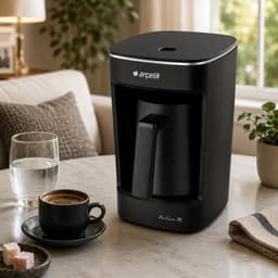 Arçelik TKM 3341 Telve-X Turkse koffiemachine - 5 kopjes - 580 W - Zwart — thumbnail 3