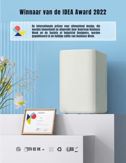 QORA® Mini Koelkast - Koelkast - Wit - 20cm x 26cm x 32cm — thumbnail 4