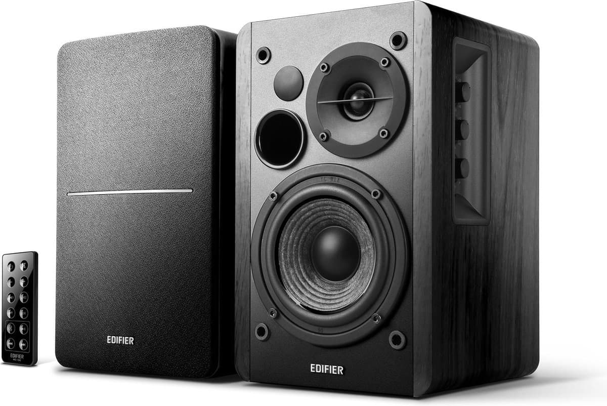 Edifier R1280DB - 2.0 bluetooth speakerset - Zwart — afbeelding 1
