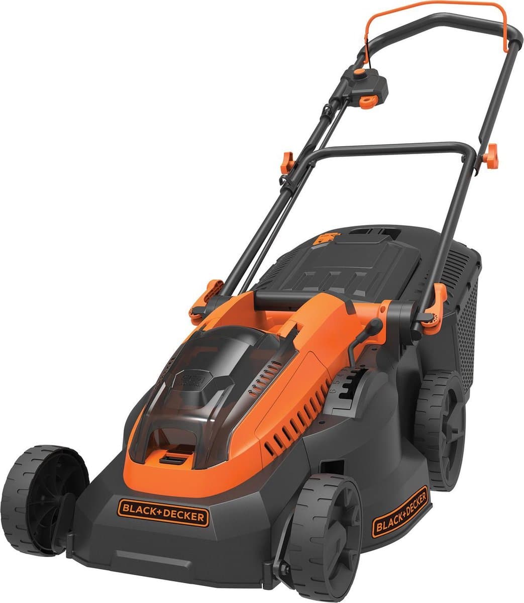 BLACK+DECKER Grasmaaier 36V 2x 2.5Ah Lithium-ion 38cm maaibreedte voor gazons tot 600m² - CLM3825L2-QW — afbeelding 1