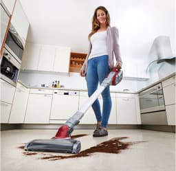 Black & Decker 21.6V Li-Ion ORA Kruimeldief met verlengkit. WIT. cycloontechnologie — thumbnail 3
