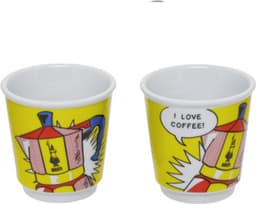 Bialetti Mini Express Lichtenstein met 2 kopjes - 2-kops — thumbnail 3