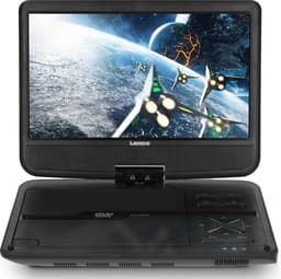 Lenco DVP-1010BK - Portable 10" DVD-speler met USB-hoofdtelefoon-ophangbeugel — thumbnail 3