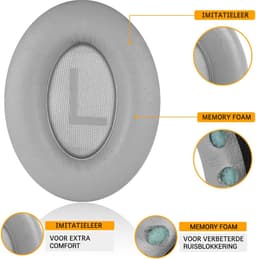 Oorkussens geschikt voor Bose 700 / Bose NC 700 - Oorkussens voor koptelefoon - Ear pads headphones grijs — thumbnail 3