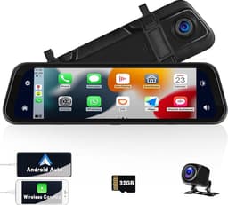 Dashcam met Touchscreen en Achtercamera - Nachtzicht - Parkeermonitor - Full HD 1080P - 170° Lens - 4-inch Scherm - Bewegingsdetectie — thumbnail 1