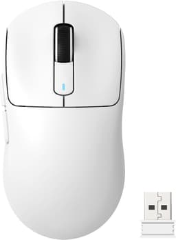 ATTACK SHARK X3 Draadloze Gaming Muis - Wired/2.4G/BT5.4 - Lichtgewicht 49G - PAW3395 - 26000DPI - Wit — thumbnail 1