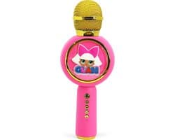 LOL Surprise - draadloze karaoke microfoon voor kinderen - oplichtend LED display - speaker - met stemeffecten