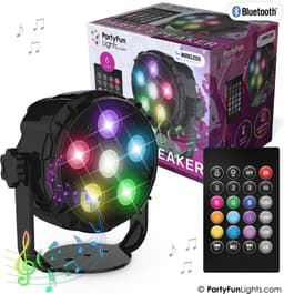 PartyFunLights - 6 LED - PAR - Disco Lamp - Party Speaker - USB - met afstandsbediening — thumbnail 3