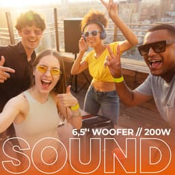 Denver Bluetooth Speaker Party Box - Discolichten - Partybox - Incl. Afstandsbediening - Microfoon Aansluiting - BPS165 — thumbnail 3