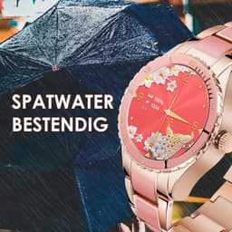 Darenci Smartwatch Timeless - Smartwatch dames - Smartwatch Heren - Horloges voor mannen en vrouwen - Horloge - Activity tracker - Stappenteller - Bloeddrukmeter - Hartslagmeter - Roze — thumbnail 2