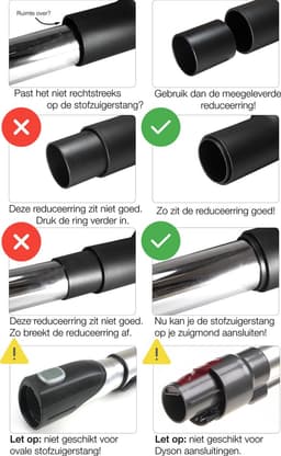 Dparts Parquet Twister Parketborstel - Geschikt voor Miele SBB 300-3 - Geschikt voor Bosch Siemens Inventum Philips - Universeel - 32mm + 35mm - Stofzuiger borstel - Stofzuigervoet - Stofzuigermondstuk — thumbnail 2