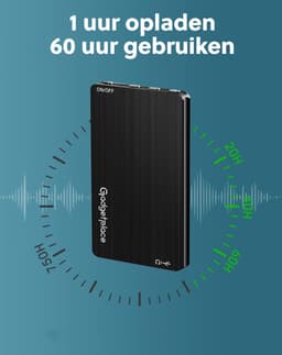 Gadgetplace Mini Afluisterapparatuur - 80 uur opnemen - Spy recorder - Afluisterapparaat - Voice Recorder Digitaal - Dictafoon — thumbnail 3