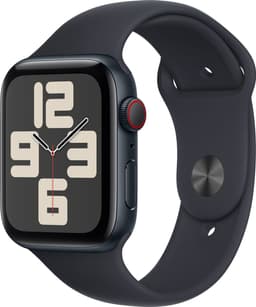 Apple Watch SE 2023 - GPS + Cellular - 44mm Midnight Aluminium Case with Midnight Sport Band - M/L — thumbnail 2