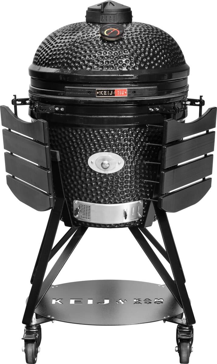 Keij Kamado Pro Large Glanzend Zwart 21 Inch — afbeelding 1
