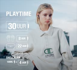Fresh ’n Rebel Twins Rise - Draadloze Oordopjes met Noise Cancelling - Draadloos Opladen - 30 Uur Speelduur - Storm Grey — thumbnail 2