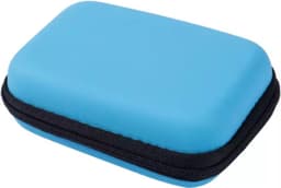 Opberg hoesje - Hard Case - Etui - Organizer - Sleutels - Oordopjes - Laadkabels - USB - Geld - Opbergen - Blauw — thumbnail 1