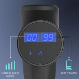 Northwall Massage Gun Professioneel Elite - Massage Pistool Inclusief Koffer en 6 Opzetstukken - Krachtig en Draadloos Sport en Relax Massage Apparaat — thumbnail 2