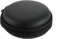 Handig opberg etui voor Samsung & Apple oortjes, USB sticks, Geheugenkaarten etc. - Zwart Tasje - Case headphones In Ear — thumbnail 2
