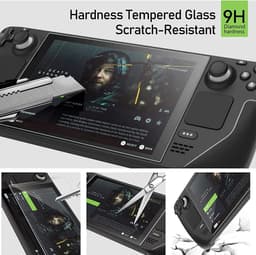 YONO Screen Protector Set geschikt voor Valve Steam Deck / OLED - 2 Stuks — thumbnail 4