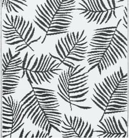 vidaXL - Buitenkleed - ARAKIL - 120x180 - cm - PP - wit - en - zwart — thumbnail 5