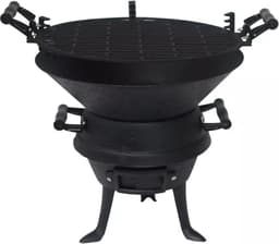 Potkachel Houtskoolbarbecue - 35 cm - Gietijzer — thumbnail 2