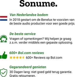 Sonume Go - Draagbare Bluetooth Speaker - 8 Uur Speeltijd - 15 Watt - Bluetooth 5.3 - 360° Sound - Compact - IPX6 Waterbestendig - Bluetooth Box - Portable Speaker - Zwart — thumbnail 3