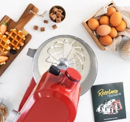 Cecotec Küchenmaschine Twist&Fusion 4000 Luxury Rot. 800 W, Gehäuse aus gegossenem Aluminium, DC-Motor, 8 Geschwindigkeiten, LED-Licht, 5,2-Liter-Schüssel aus Edelstahl — thumbnail 2