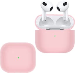 AirPods Hoesje voor Apple AirPods 3 – Roze - Siliconen Beschermende Case — thumbnail 3