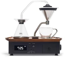 Koffiezetapparaat - Wekker - Joy Resolve - Koffie - Thee - Barisieur - Zwart donker hout — thumbnail 1