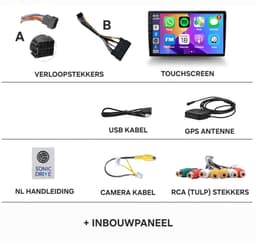 Autoradio 2/32GB met Carplay en Android auto | Geschikt voor Hyundai I10 2006-2013 | Radio scherm met Navigatie | 2006 2007 2008 2009 2010 2011 2012 2013 — thumbnail 4