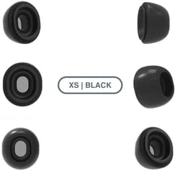 Foam eartips geschikt voor Airpods Pro (2) - 6× Extra Small - Zwart - zachte memory foam opzet oortjes - foamigo® — thumbnail 5