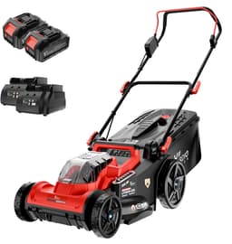 YARDIO Tools® - Grasmaaier Elektrisch - Grasmaaier Accu - Handmaaier - 430mm maaibreedte - 42v incl. 2x 4.0a Accu en Snellader - tot 200m2 - Lawnmaster 430 PRO - LawnMaster430-2x-4.0aBAT — thumbnail 1