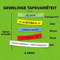 DYMO LetraTag LT-100T Labelprinter Qwerty + tape — thumbnail 5