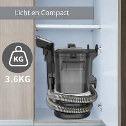 Exitosas Tapijtreiniger stofzuiger - huisdieren stofzuiger - 500 watt - dubbele watertank - geluidsniveau is ≤81dB — thumbnail 3