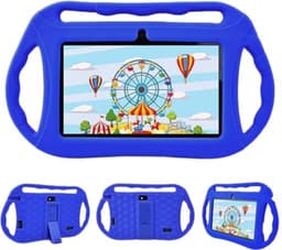Kindertablet vanaf 3 jaar - Kindertablet 7 Inch - Android Tablet voor Kinderen - 2GB RAM 32GB ROM - WiFi, IPS-scherm - Ouderlijk Toezicht - Spellen - Educatieve Tablet voor Peuters - Blauw — thumbnail 1