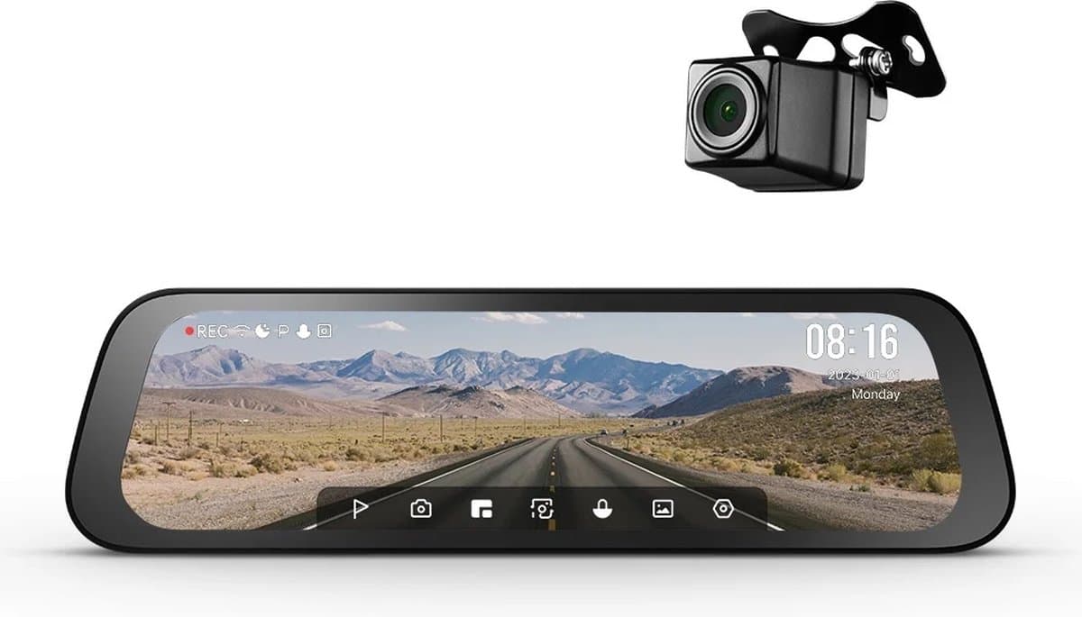 Xiaomi 70Mai Achteruitkijkspiegel Dashcam S500 — afbeelding 1