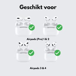 Yonico - Sport Hooks Pro - Wit - Geschikt voor Apple Airpods Pro 1/2 & Airpods 3/4 - Oorhaken - Siliconen sport haken - Set van 2 - Lichtgewicht - Gebruiksvriendelijk — thumbnail 4