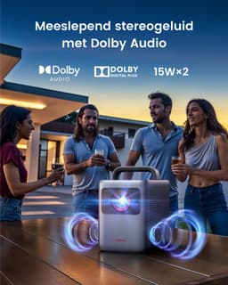Anker Nebula Cosmos 4K SE Smart Draagbare Projector - 4K UHD (3840 x 2160) Resolutie - 1800 ANSI Lumen - Laser/LED Hybride Technologie - Dolby Vision - 200" Maximaal Schermformaat - Google TV - Ingebouwde 2x15W Speakers — thumbnail 4