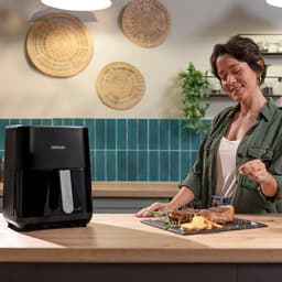 Cecotec Cecofry&Grill Duoheat 4000 Enkel 4 l Vrijstaand 1900 W Heteluchtfriteuse Zwart — thumbnail 2