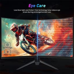 Stemily Gaming Monitor - Gebogen Scherm - 32 inch - 1920 * 1080 - 240Hz - 125% Srgb, 3500:1 — thumbnail 4