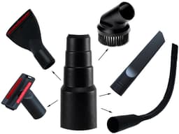 6-delige stofzuiger accessoire set met koppelstuk - Hulpstukken stofzuigers — thumbnail 4