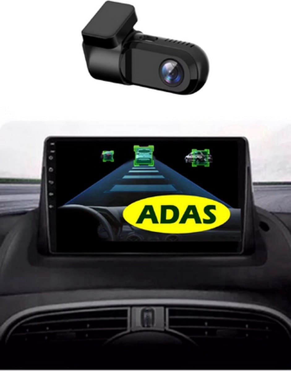 Android Dashboard camera LDWS/ FCWS/G-Sensor/ADAS/Loop Recording/Night Vision/USB — afbeelding 1