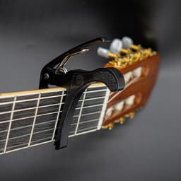 Universele Capo - Zwart - Capo Akoestische / Klassieke / Elektrische gitaar - Capo Gitaar klem — thumbnail 3