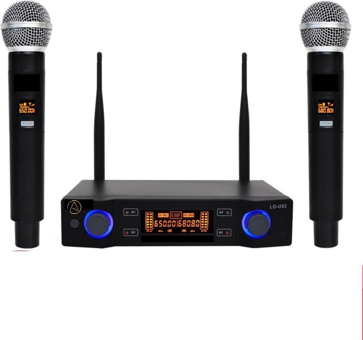 Karaoke Set - Voor volwassenen - Draadloos - Inclusief 2 microfoons — afbeelding 1