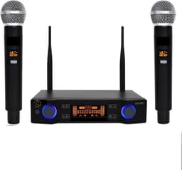 Karaoke Set - Voor volwassenen - Draadloos - Inclusief 2 microfoons — thumbnail 1